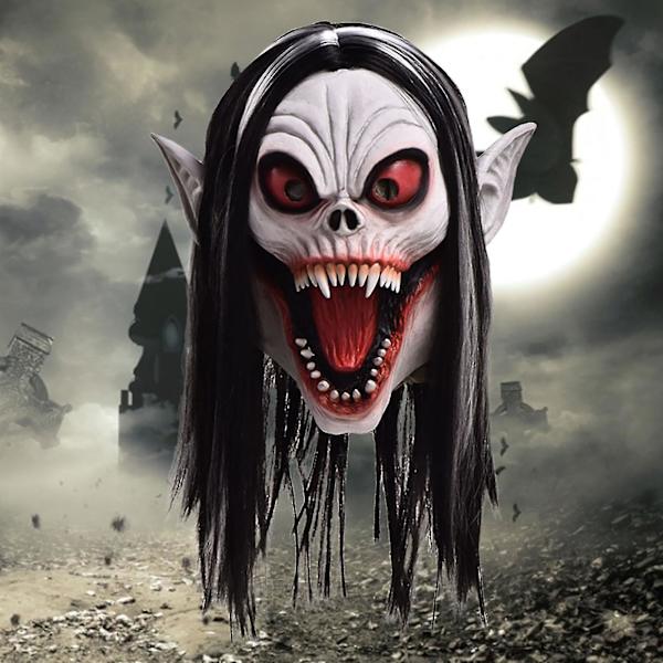 Halloween-koristeet Halloween-kauhumaskit Halloween-kauhu naamioiden naamiaiset Haukuttu talo Huoneen rekvisiitta