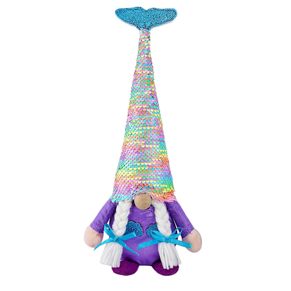 Ansiktslös Docka Kreativ Bedårande Glansig Sommar Havsfestival Sjöjungfru Tomte Docka Ornament (Kvinnor)