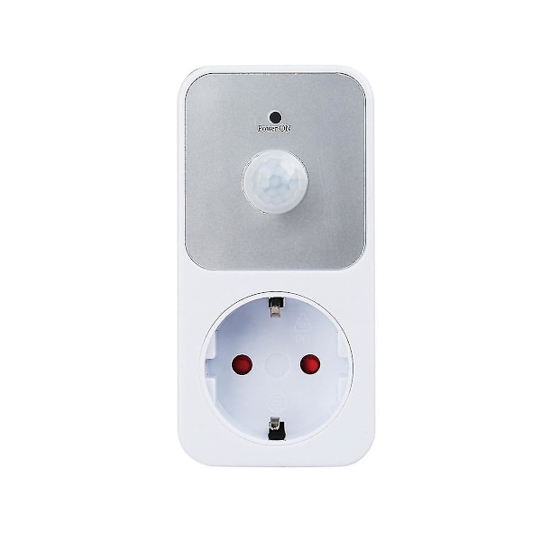 PIR-sensor stikkontakt lampeholder 110-240v PIR infrarød deteksjon 120 graders vidvinkel automatisk induksjon