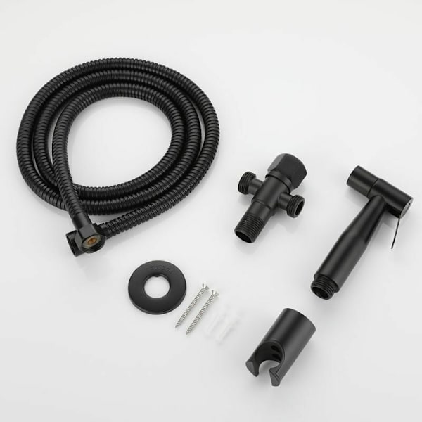 Toalett Sprayer En Del Rostfritt Stål Badrum Toalett Handhållen Bidet Papper Blöja Rengöring Sprayer Kit