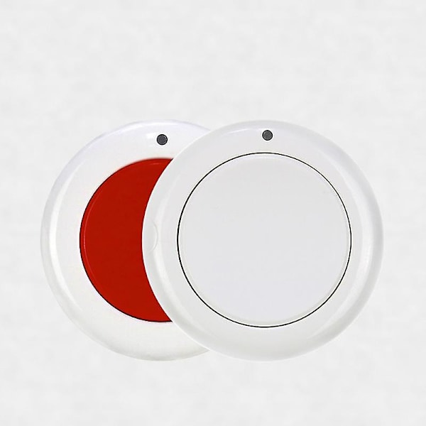 Trådlös fjärrkontroll med en knapp, larm LED-lampa (vit) 433m (vit)