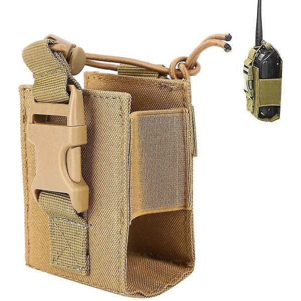 Taktisk telefontaske, bærbar taktisk militær walkie talkie-taske Radioholder-etui udskiftning til udendørs