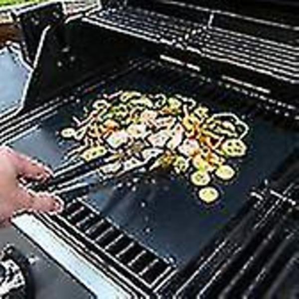 5 st. Teflon-grillunderlägg Ugnplattor Antihaft-underlägg Återanvändbara Tvttbara Bbq Grillugn Antihaft-kvalitet Bbq-papper Hy