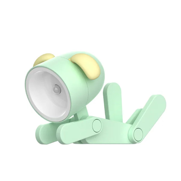 LED Natlampe Mini Sød Kæledyr Lampe Ins Studerende Gave Tegneserie Kæledyr Sammenklappelig Bordlampe Børn