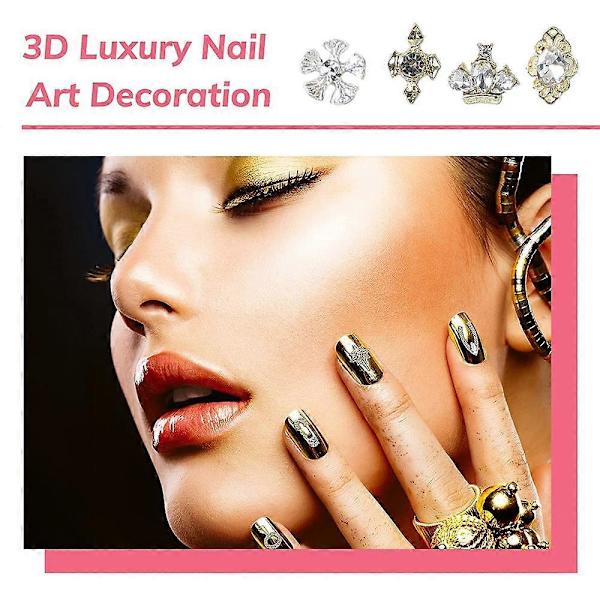 Nagelcharm, Legering Dekorationer, DIY Gem Jewel Charms Tillbehör