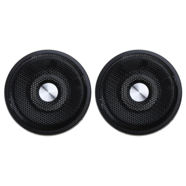 1 Par Vattentäta 4 Ohm 15W Full Range Marinbåt Tak Vägg Högtalare Gräsmatta J60A (Svart)
