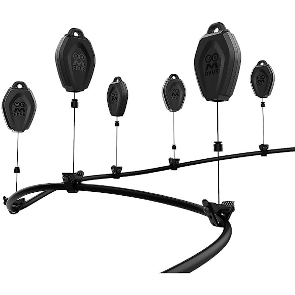 VR Kabelhantering, 6-pack Infällbart Takrullsystem för /Quest 2/Rift/Rift S//