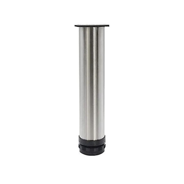 1 stk justerbare møbelben, 18 cm rustfritt stål møbelben for kjøkkenskap, sofa, senger, skap, arbeidsbenk, frokostbar, bord, skrivebord -