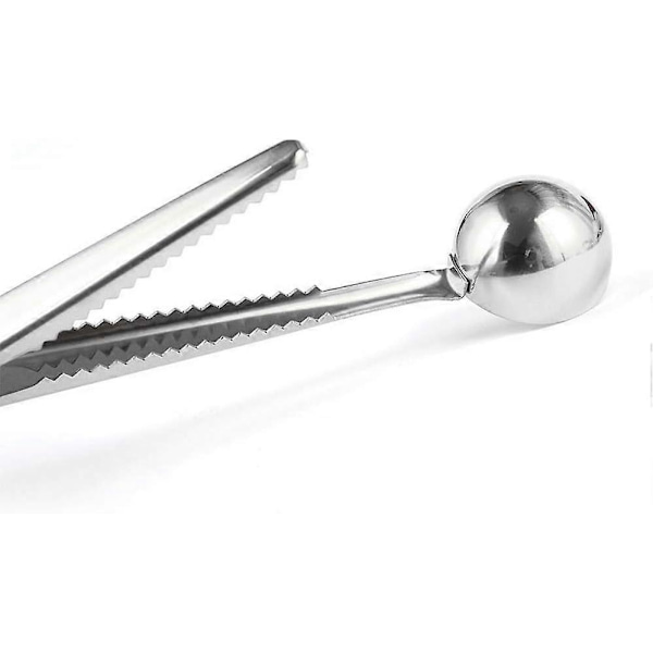 2 stk. kaffeske med poseklemme, rustfrit stål kaffemåleske, kaffesealer til cafetiere, formalet kaffe og bønner