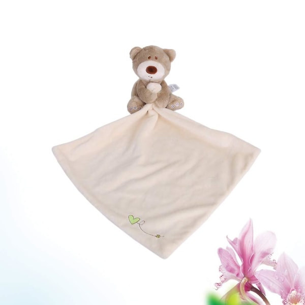 Milky Bear Shape Baby Toy Filt (Vit)