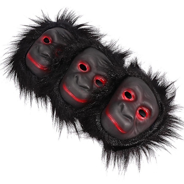 3 stk Dyremasker Barn Maske Festival Halloween Ansiktsdeksel Halloween Maskerade Kostyme