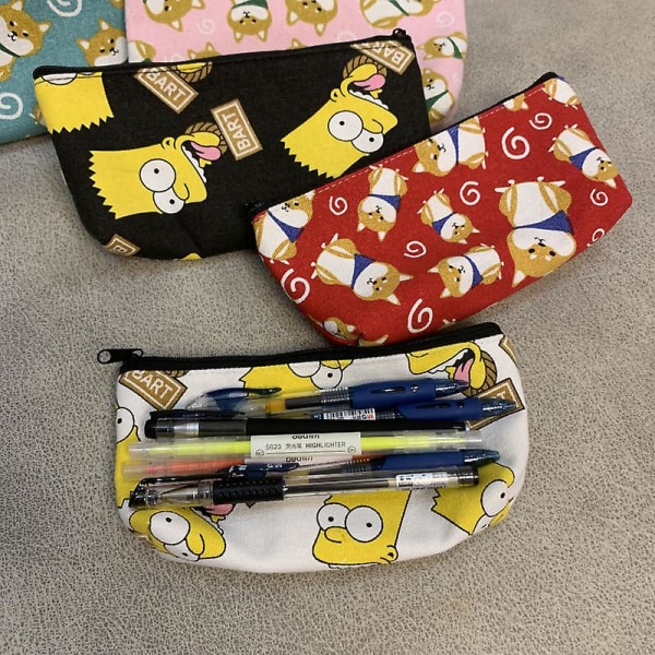 Søt blyantveske veske Lærer Gave Gadget Bag Make Up Case Kosmetisk Veske Stationary