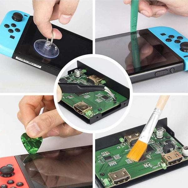 9-delad skruvmejselsats för Nintendo Wii/NES/SNES/DS Lite/GBA/Gamecube - Precision Switch Reparationssats Spelkonsol för Nintendo MGC