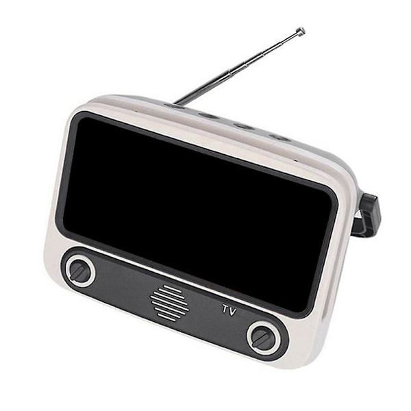 Trådlös Bluetooth-högtalare Retro Portabel TV Bluetooth-högtalare Portabel Ställ TV Radio Kort Ljud