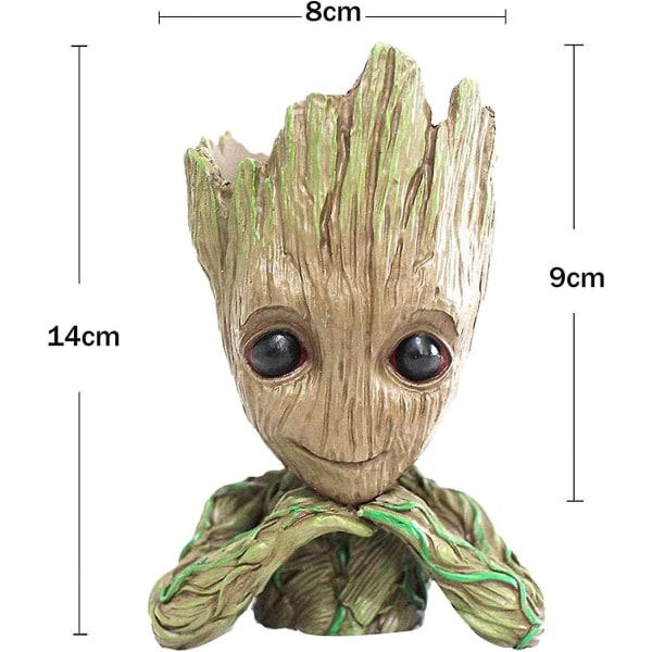 Blomkruka, pennhållare, Treant planter, presentkompatibel, barn