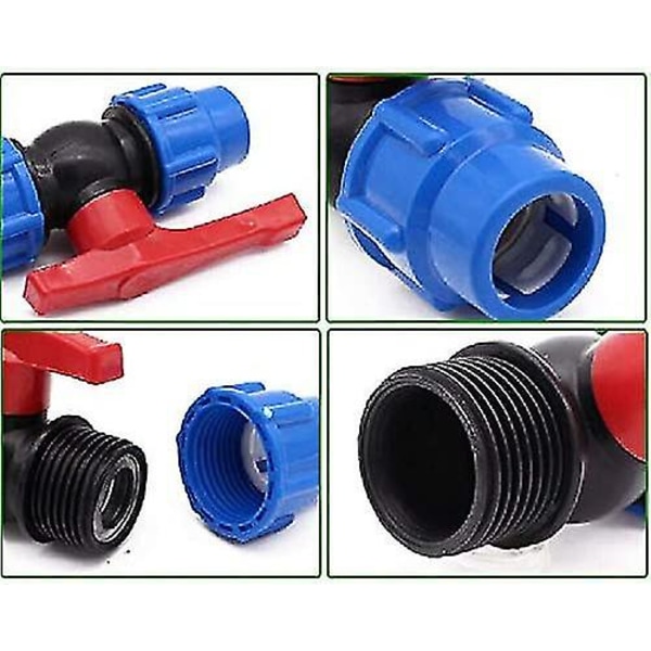 Klar til at lukke afspærringsventil til 20 mm (20 mm (1/2 tomme) Hdpe eller Alkathene vandrør