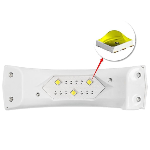 Mini UV-nagellampa LED-nagel torktumlare Professionell nagelhärdande ljus Manikyr maskin Nagelpolering konstverktyg för fingernaglar och tånaglar