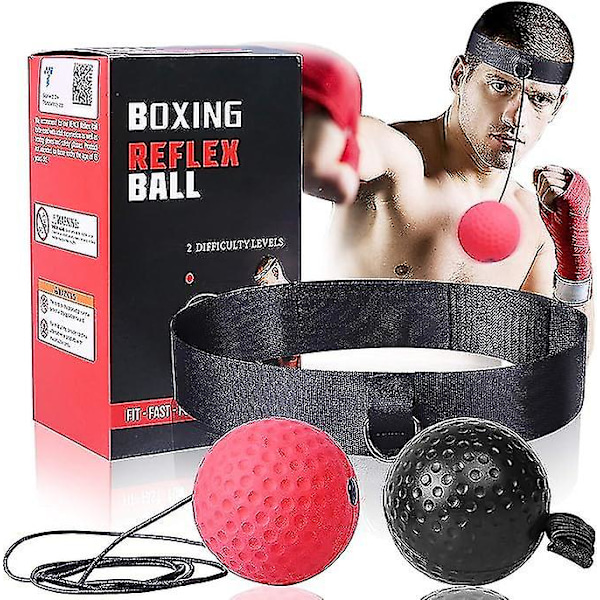 Boxningsreflexboll, Fight Ball Reflex On String Med Huvudband För Fight Mma Träning Hastighetsreaktioner Vuxna/barn Förbättra Slagfokus Sportövning Pra