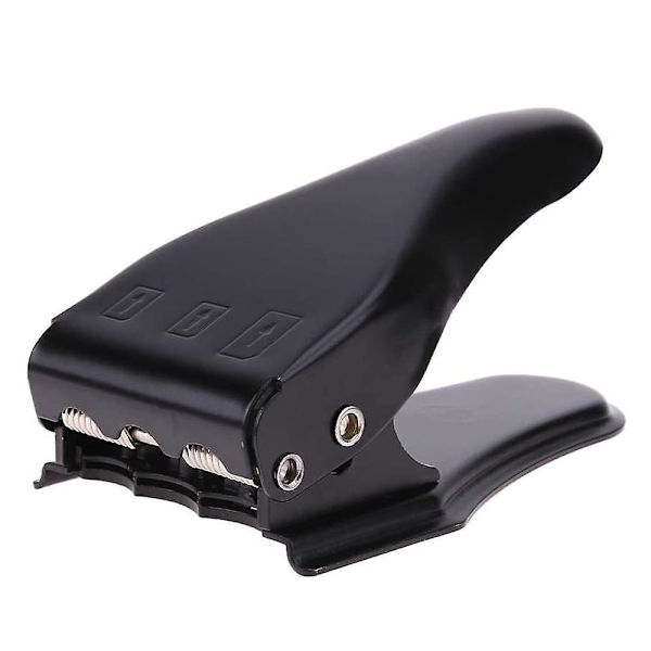 Universal 3 i 1 hull / standard sim / mikro sim / nano sim kortskjærer for alle sim-kort til smarttelefoner / nettbrett inkl. sim-adapter + 1 sim-kortspor