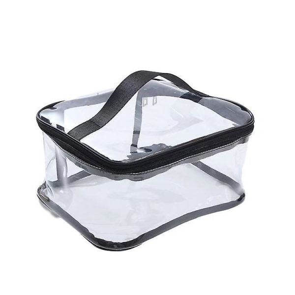Kirkas lounaskassi työhön, läpinäkyvä PVC-lounaslaatikko Kannettava lounaskassi läpinäkyvä piknikpussi työhön