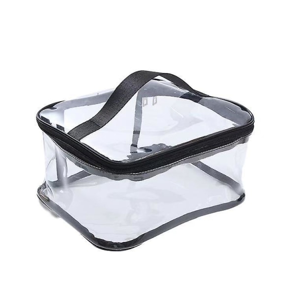 Läpinäkyvä lounaslaukku töihin, läpinäkyvä PVC-lounaslaatikko, kannettava lounaslaukku, läpinäkyvä pikniklaukku töihin