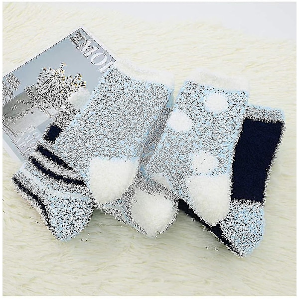 Damstrumpor Fuzzy Strumpor Mjuka Fluffy Strumpor Varma Fleece Strumpor Vintergåvor Strumpor