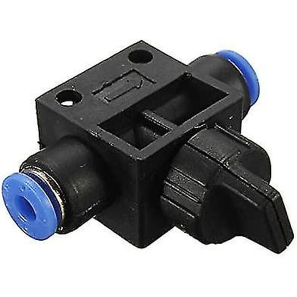 Avstängningsventil för pneumatik - Snabbkoppling för luft, vatten, vakuum (12 mm, 1 st)
