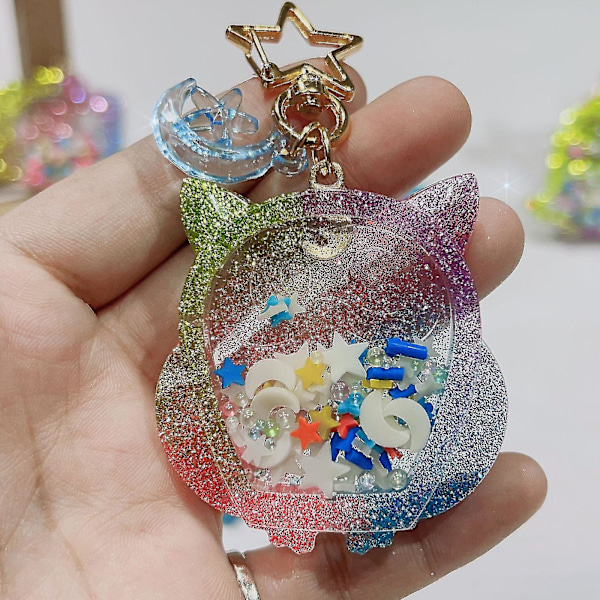 Creativity For Kids Resin Fidt Shakers - 3 Sensory Keychains