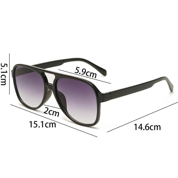Klassiske Polarized Aviator Solbriller For Kvinner Menn Retro UV Beskyttende Solskjermer