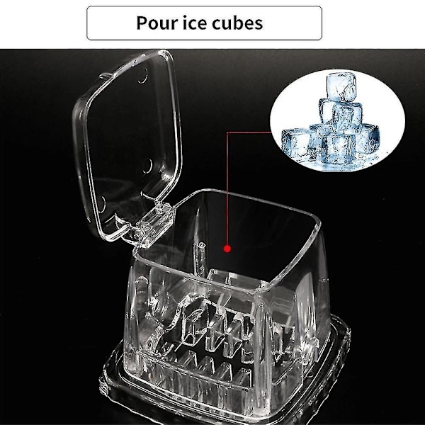 1,25 l Bärbar Transparent Manuell Iskrossare Kutter Hackare Kvarn Handvev Maskin Hand Is Shaver Ismaskin