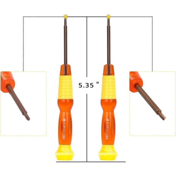 9-delad skruvmejselsats för Nintendo Wii/NES/SNES/DS Lite/GBA/Gamecube - Precision Switch Reparationssats Spelkonsol för Nintendo MGC