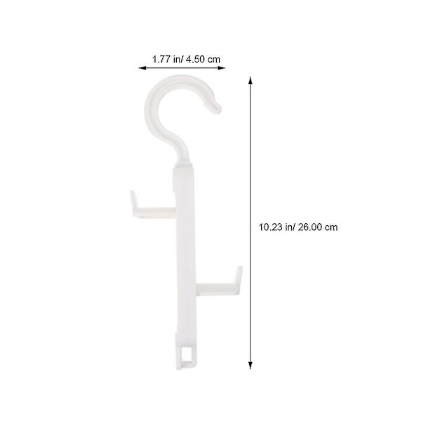 5 stk. Drejelige Krog Håndtasker Hanger Håndtaske Stativ Skab Organizer Stang Hanger