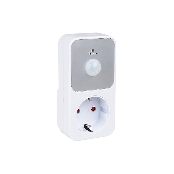 PIR-sensor stikkontakt lampeholder 110-240v PIR infrarød deteksjon 120 graders vidvinkel automatisk induksjon