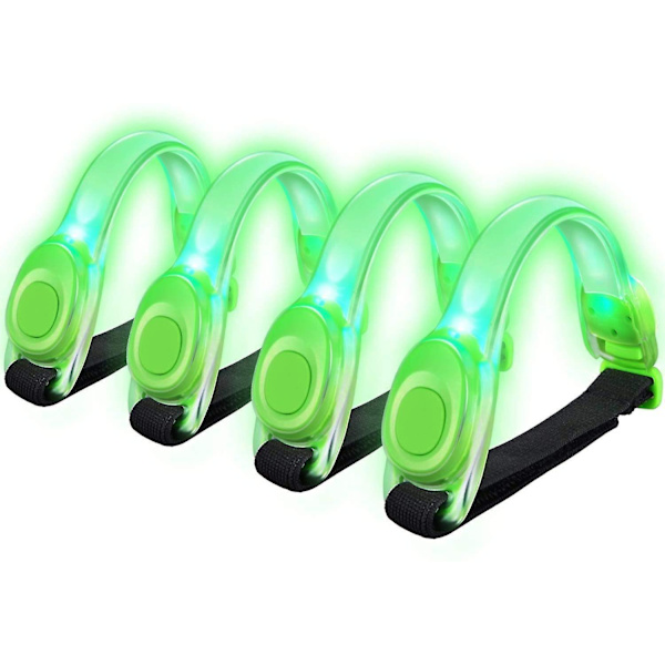 4 stk. LED-armbånd