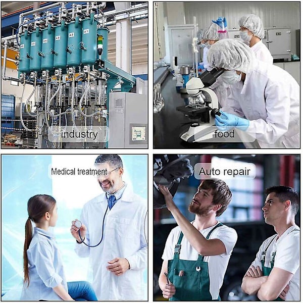2 st pneumatiska kontakter, pneumatisk skottkontakt, pneumatisk snabbkontakt anslutbar slangdiameter, kan användas för att fixa och ansluta trakea（1