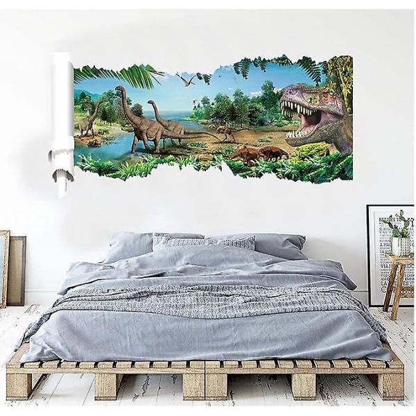 3D Dinosaur Wall Sticker, 3D Dinosaur Wall Stickers, Børns Dinosaur Dreng Wall Stickers, 3D Dinosaur Poster, Dinosaur Poster, 3D Wall Stickers Børneværelse, 3D Wa