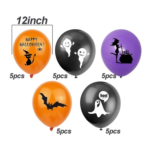 Halloween Punch Ballonger, Trick or Treat-leksaker, Halloween School Classroom Game, Kids Goodie Style 1