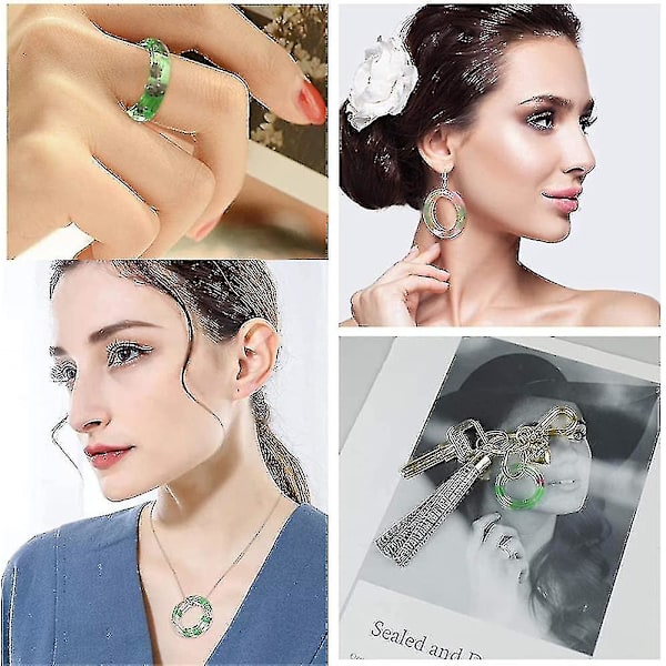 Ringform i silikon, epoxiharts, gör-det-själv-smycken, kreativ alla hjärtans dag-present