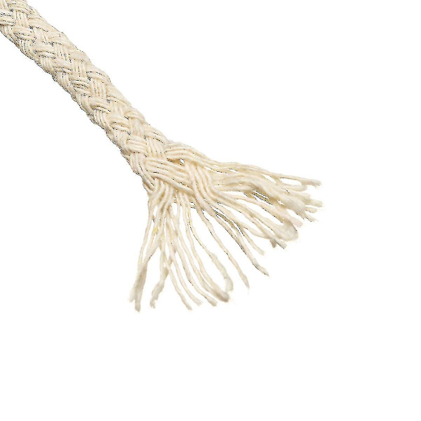 5mm 100m Makramérep Naturlig Beige Bomull Tvinnad Rephantverkare Hantverk
