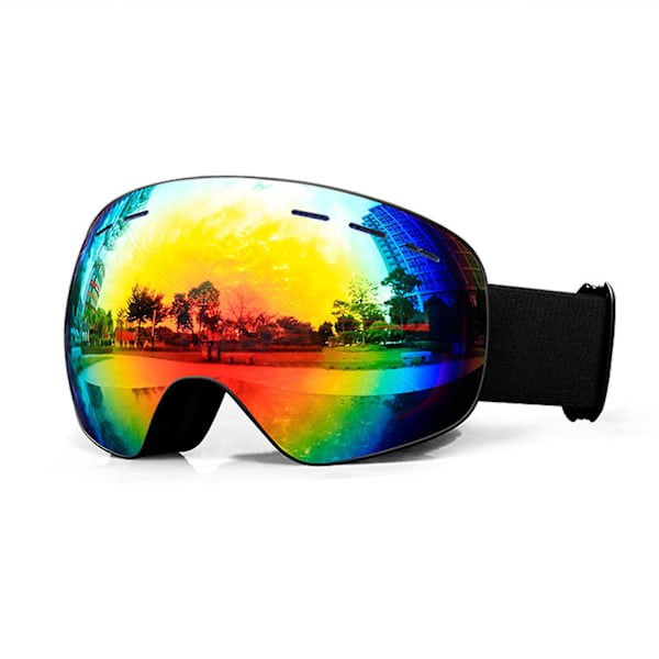 Hd View Ski- ja lumilauta-lasit Mukavat Tuulenpitävät Lumilasit Hiihtämiseen ja Lumikelkkaan (Revo Red Film)
