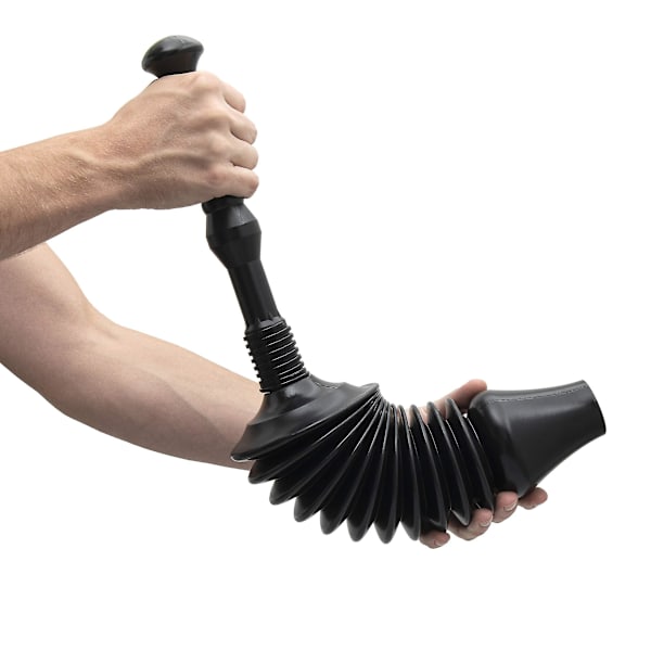 Toiletplunger, Kraftfuld Afstopningsværktøj til Afløb, Robust og Fleksibel VVS-Suger