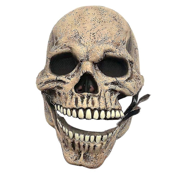 Full For Head Skull Mask Skelett Hjälm Masker Halloween Kostym Horror Cosplay