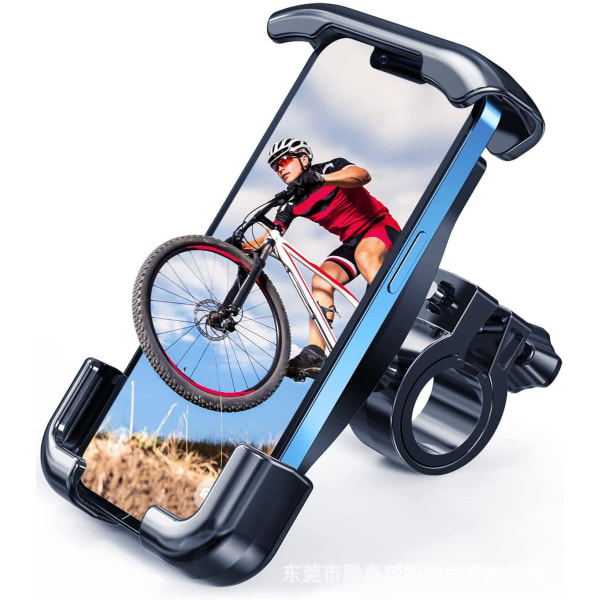 Opgraderet justerbar mobiltelefon holder, cykel scooter styr holder klemme