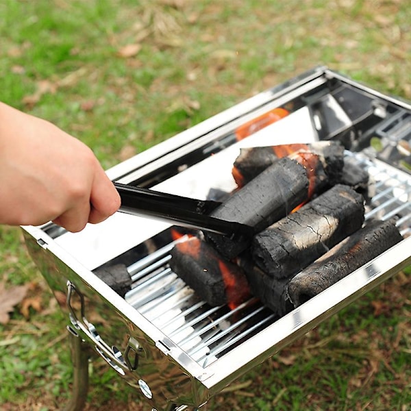 Grilltang, Lang Kulltange Serveringsklype Multifunksjonell Metallklype Tang Med Varmebestandig Håndtak For Kjøkken Matlaging Grill Piknik (2stk)