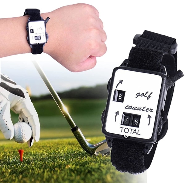 Golf Score Counter,Mini Golf Stroke Counter Watch Armbånd Sport Golf Stroke Counter Score Keeper,