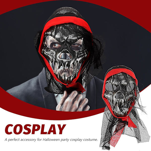 Pelottava Halloween-naamio rekvisiitta Halloween pelottava naamio naamioiden juhla naamio kummitus talo rekvisiitta