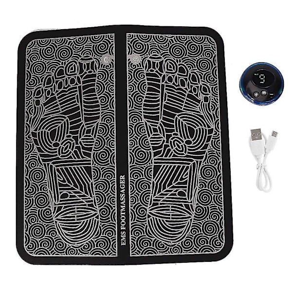 Ems Fodmassager Elektrisk Fodmassagepude Fodmuskelstimulator Massagermåtte