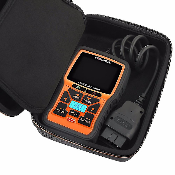 Foxwell Hårdskyddande Bärväska OBD2 Skanner Verktygsväska För Foxwell Nt301 Nt201 Nt510 Polyesterfiber & Eva Premiumfodral