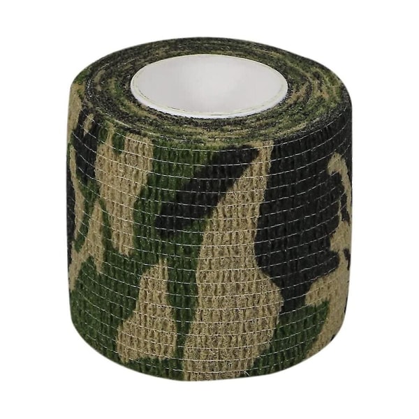 6 rullar kamouflage sammanhängande tejp Självhäftande Camo bandage, 5m*4,5cm