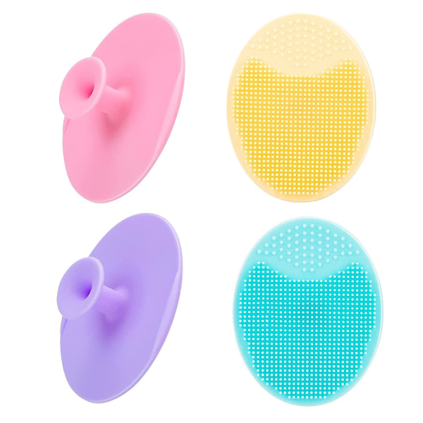 4-pack ansiktsskrubb, ansiktsexfolierande pormaskar Porpads Cradle Cap Ansiktstvättborste